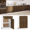 Genérico Wenjingqi-815575 Küchenunterschrank, Holztechnik, Braun, Eiche
