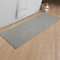 chakme Tapis de bain antidérapant 43 x 120 cm avec dos en caoutchouc Tapis de bain antidérapant lavable Gris