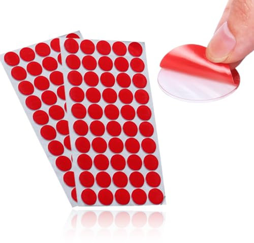 SIRLOMU 100PCS Doppelseitige Klebepads Set Kompatibel mit Elektronische Parkscheibe Doppelseitiger Spezialkleber für Windschutzscheibe Kleber Pads Parkuhr Klebesticker Glas Kit Parking Disc