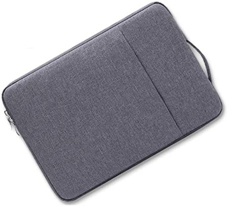14 Pouces Housse Ordinateur PC Portable avec Poignée Sleeve Compatible Protection Pochette Ordinateur Sac Imperméable Gris Fonce