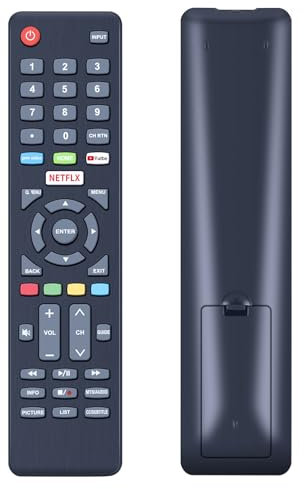 TCNOUMT Mando a distancia universal de repuesto para KONKA Hyundai Seiki Atvio Sanyo Speler GHIA DYON 3402753 Smart TV