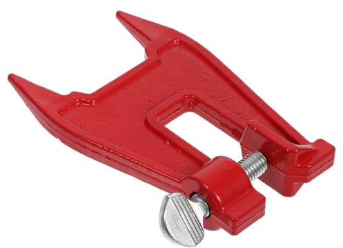 LOORGVEL Kettensägen Schraubstock Verstellbarer Stumpfschraubstock für Präzise Kettenwartung Tragbares Zubehör für Kettensägen und Elektrische Kettensägen