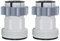 Adaptateur Tuyau Piscine 38mm et 32mm Raccord de Tuyau de Piscine pour Intex 10722 Bestway Coleman (Lot de 2)