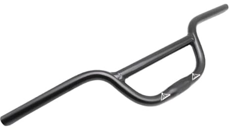 BMX-cykelstyre, aluminium, fri stil, 620 640 mm, höjd 110 mm, svart, silver, 640 mm