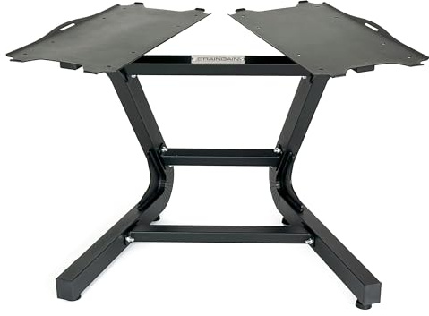 BRAINGAIN Rack Compatible 23.5kg 32.5kg 41.5kg Chrome Black Adjustable Dumbbells Stand Home Gym Equipment