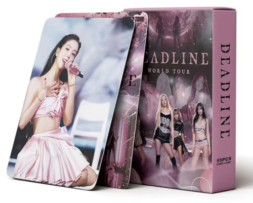 BCHMN BP Photocards, Kpop Merch Geschenke für BP, Born Pink World Tour (55 Lomo Karten, C)