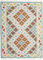 RugVista Summer Kelim Teppich, 200 x 300 cm, Rechteckiger Moderner Mittelflor, Wolle, für Flur, Schlafzimmer, Küche, Wohnzimmer, Schwarz/Grau, Mehrfarbig