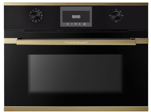 Küppersbusch CBM 6330.0 S4 K-Series. 3 Compact Backofen mit Mikrowelle Schwarz/Gold
