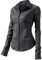 Chemise Femme Manche Longue Basic, Chemise Femme Casual ELégant Bureau Tunique Femme Mode Tee Top Haut Blouse (EU34,Gris)