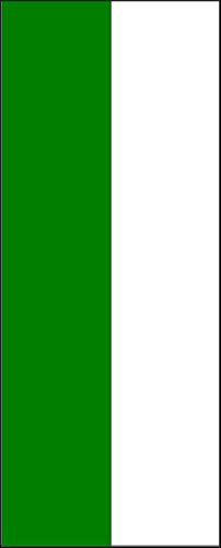 flaggenmeer® Flagge Schützenfest Grün Weiß 160 g/m² ca. 300 x 120 cm