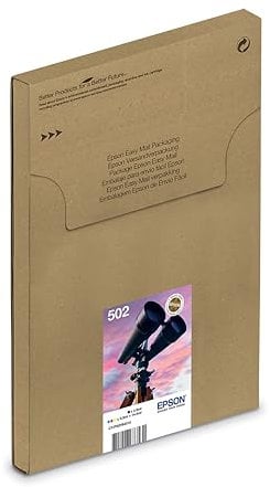 Epson Original 502 Tinte Fernglas Multipack 4-farbig Standard, XP-5100 XP-5105 XP-5150 XP-5155 WF-2860DWF WF-2865DWF WF-2880DWF WF-2885DWF, EasyMail, ReadyPrint Flex-Tintentarife