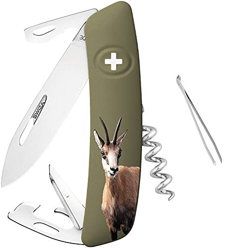 SWIZA Couteau suisse D05 Chamois - 12 Fonctions