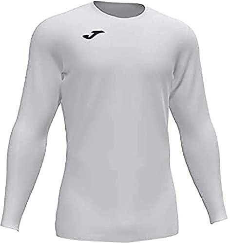Joma Academy Men's Short Sleeve T-Shirt, mens, Long Sleeve Game T-Shirt, 101658.200, white, M