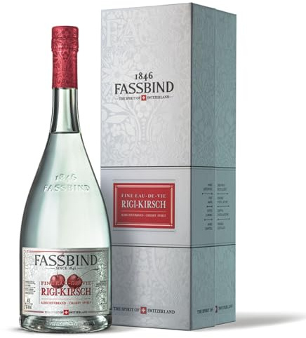 Fassbind Les Eaux de Vie Rigi-Kirsch in Geschenkpackung mit 43% vol. (1 x 0,7l)