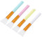 sourcing map Silicone Epoxy Brushes Pink/Blue/White/Yellow Applicator DIY Brush for Making Epoxy Tumbler, Pack of 4