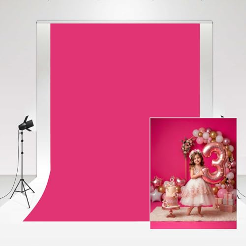 Kate Fotohintergrund Rose Rot Portrait Foto Leinwand Pink Fotowand Hintergrund Spice Girl Prinzessin Hochzeit Fotobox 2x3m Weiche Baby Fotostudio Fotohintergrund Requisiten