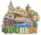 3D Dublin Ireland Fridge Magnet Travel Souvenir Refrigerator Magnetic Sticker Hand Painted Craft Collection