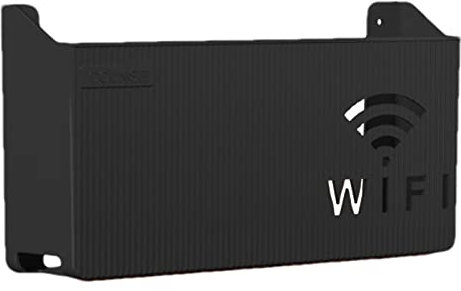 Geteawily Wifi Router Storage Box - Wall-mounted Boxes for The Router,ABS Organizers Case Cable Power Bracket Organizer Box Home Decor