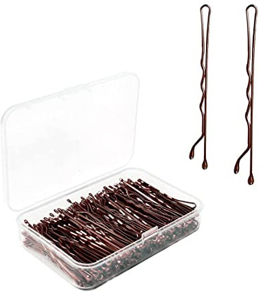 SURALIN Lot de 100 Pince Cheveux, Barrette Cheveux Femme, Barettes Cheveux Fille Invisibles en métal, Epingle Cheveux Femme Pince chignon-Deux Longueurs