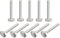 QUARKZMAN 10Stk T-Schlitz Bolzen M6x50mm T Schlitz Einsteigen Bolzen Schieben Bolzen 304 Edelstahl T Form Schrauben für T Spur