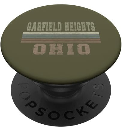 Retro Garfield Heights, Ohio PopSockets mit austauschbarem PopGrip