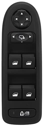 96644917XT Interruptor de Elevalunas Eléctrico del Lado del Conductor con Control de Espejo para PEUGEOT 308 I 508, Interruptor de Elevalunas Eléctrico para Citroen C5, Control