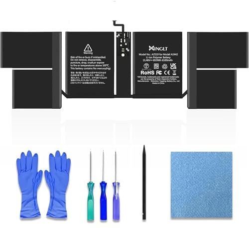 XINGLT A2442 Batería de Repuesto para computadora portátil para A2519 MacBook Pro 14 Pulgadas Batería A2242 (Finales de 2021) A2519 Batería EMC 3650