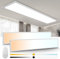 2PCS Deckenleuchte 120x30 CM, 40W Deckenlampe Dimmbar LED Panel mit Fernbedienung, Multifunktions Lampe 2700K-6500K Warm/Natur/Kalt Weiß Licht für Schlafzimmer, Wohnzimmer, Balkon, Studie, Flur