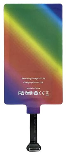 Malloy 10W 5V 2A Wireless-Ladeempfängermodul Universalanschluss für Android Qtandard Einfache Installation, Einfach zu Bedienen (Typ-C)