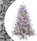 SPOTRAVEL 4.5FT/6FT Pre-Lit Artificial Christmas Tree, Hinged Snow Flocked Pre-lit Xmas Tree with 436/820 Branch Tips & 160/260 multi-color LED lights, Festive Decoration Tree for Home Party (6FT)
