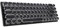 Asixxsix Clavier de Jeu Mécanique Filaire de Style Vintage avec Rétro-éclairage RVB, Commutateur Bleu, 68 Touches Rondes Rétro pour Ordinateur Portable PC, pour Vista W7 8 10 (Black)