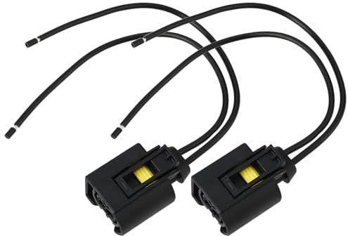ECSiNG 2Pcs 2 Pin Stecker Stecker Harness Drähte AE8T10300AA Kompatibel mit Ford Lichtmaschine