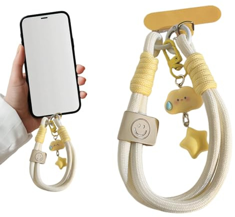 ZUWIJEQ Bracelet Telephone Cordon Telephone Portable, Bijoux De Telephone Lanière De Téléphone Chaine Telephone Portable, Phone Strap, Chaîne De Téléphone Portable, Bracelet Telephone Portable