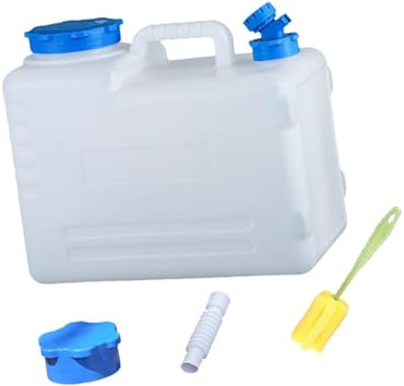 LOVIVER Carafe à Eau avec Robinet, Seau de Stockage d'eau, récipient Pratique, Robuste et étanche, Portable pour la Maison, Le Barbecue ou Le Bureau.