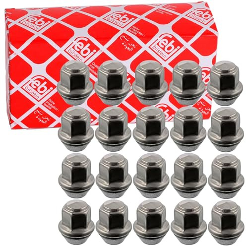 20x Febi Radmuttern | 44949 (1 Vpe = 20 Stück!) für B-Max C-Max II Ecosport Fiesta 6 7 Focus 3 Mondeo V