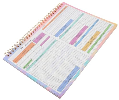 Levemolo Haushaltsbuch B5 Finanzplaner mit Wochenplaner und Ausgaben Tracker aus Papier für Haushaltsbudgetierung und Office Gebrauch zur Effektiven Budgetplanung
