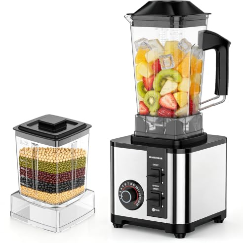 Batidora profesional de 2,5 L, 9500 W, batidora batidora con 8 cuchillas (A)