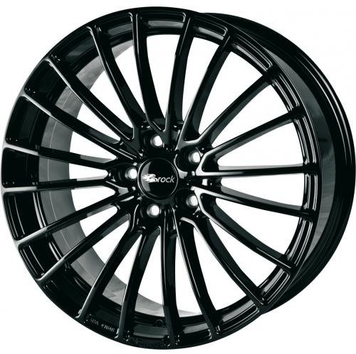 Brock B24 schwarz lackiert 8x19 ET45 5.00x112.00 Hub Hole 66.60 mm - Alu felgen