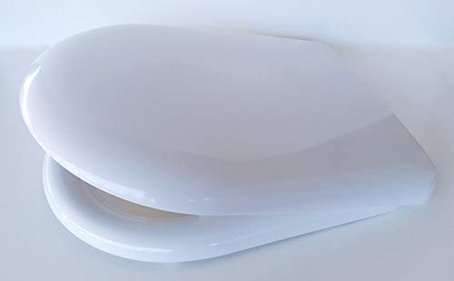 DMC - Coprivaso Compatibile per Sanitari Cesame Aretusa in termoindurente Nettuno, Colore: Bianco