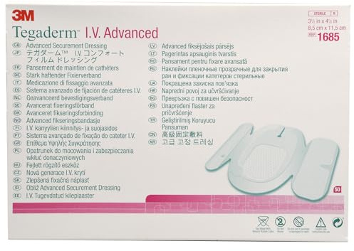 TEGADERM 3M I.V. ADVANCED 8,5x11,5 cm pour les lignes centrales