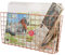 Dibor Wall Mounted Magazine Basket Copper Storage Organiser Shelf Unit