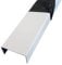 Alu U-Profil weiss Abdeckprofil aus 1,5mm Aluminium Verkehrsweiß RAL 9016 Einfassprofil Kantenprofil Abschlussprofil Aluminiumschienen Aluschiene Schenkelinnenmaß: 20 x 120 x 20 mm Länge: 2000 mm