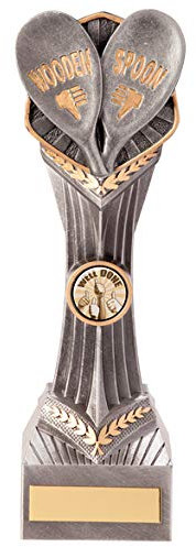 Falcon Wooden Spoon Trophy Award,240mm,Free Engraving PA20094E-TRD