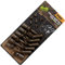 Fox Edges Camo Angled Drop Off Run Rig kit - 6 Leadclips für Karpfenbleie, Einhänger für Laufmontagen zum Karpfenangeln