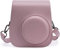 Frankmate Schutzhülle für Fujifilm Instax Mini 11/9/8/8+ Sofortbildkamera - Premium Vegan Ledertaschenbezug mit abnehmbarem verstellbarem Riemen (Pink)