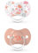 Suavinex Sucettes Symetrique Sx Pro Memories Corail Rose 6/18 Mois 2 Unités, Sans BPA, en Silicone, Memories Rose, 6-18 Mois (Lot de 2)