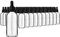 HandsUnity 100ml-70pcs de Flacon de Verre pour Pipette - Ensemble de Pots de Pharmacie en Verre Transparent Avec Bouchon de Pipette Noir Comprenant 5 Accessoires Flacons en Verre Clair