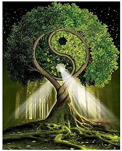 JYSHC Holzpuzzle 1000 Stück Yin Yang Baum Puzzles Lernspielzeug Für Erwachsene Geburtstagsgeschenk Ty226Xz