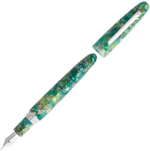 Esterbrook Füllfederhalter Estie Oversize Sea Glass aus Edelharz, Federstärke: Stub 1.1, ESG806-Stub1.1