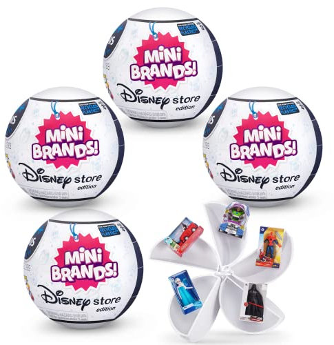 5 Surprise Mini Brands Disney Store Serie 1 Überraschungskapseln (4er Pack)